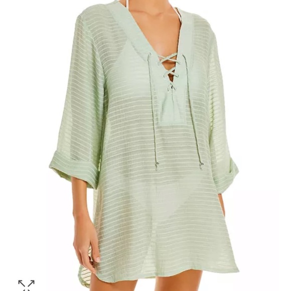 J. Valdi Other - J. Valdi Lace Cover Up Mini Dress